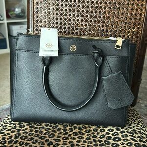 Tory Burch Robinson Small Double Zip Tote